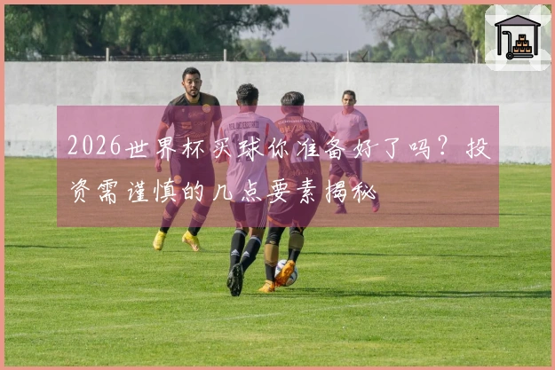 2026世界杯买球你准备好了吗？投资需谨慎的几点要素揭秘